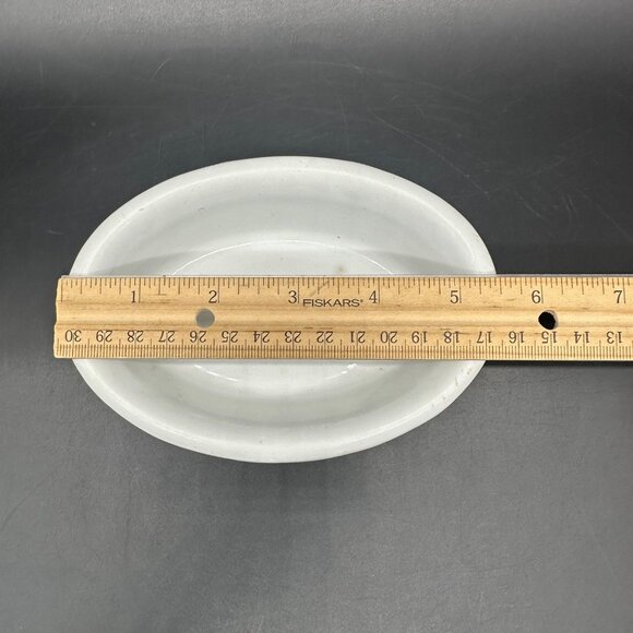 Vintage Soap Dish Royal Ironstone China Oval Wilkinson England White Retro As Is - Picture 13 of 14